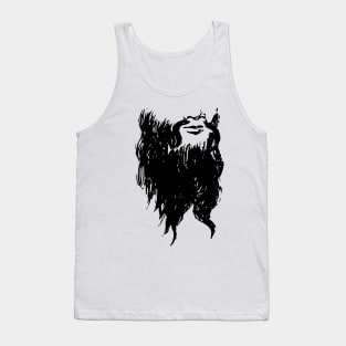 Long Forked Beard Tank Top